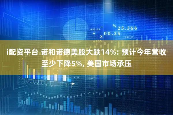 i配资平台 诺和诺德美股大跌14%: 预计今年营收至少下降5%, 美国市场承压